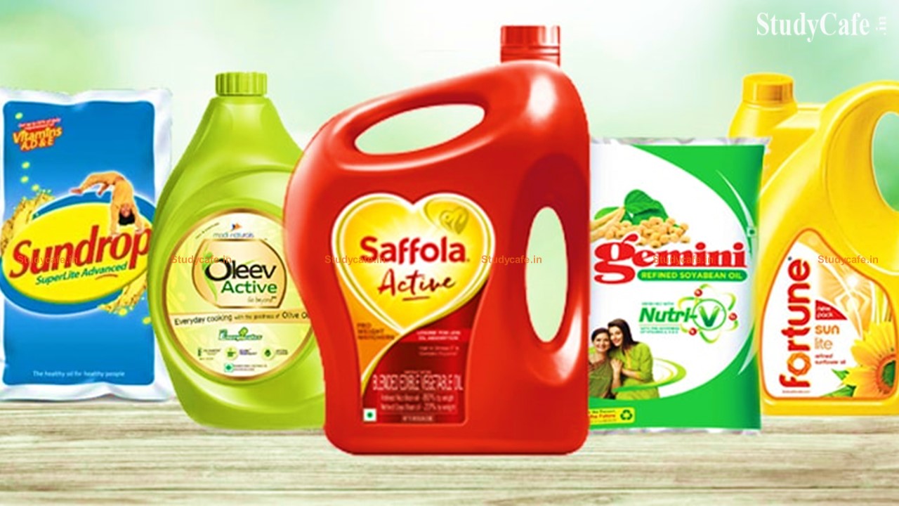 Edible oil brands lower MRP by 10-15% to give relief to Consumers