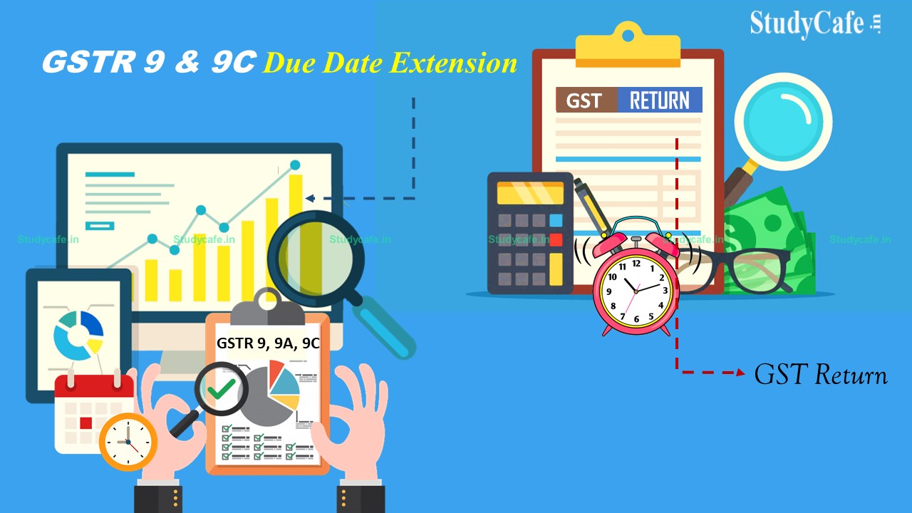 Extend Due Date for submission of FORM GSTR-9,9A and 9C under GST for the FY 2020-21