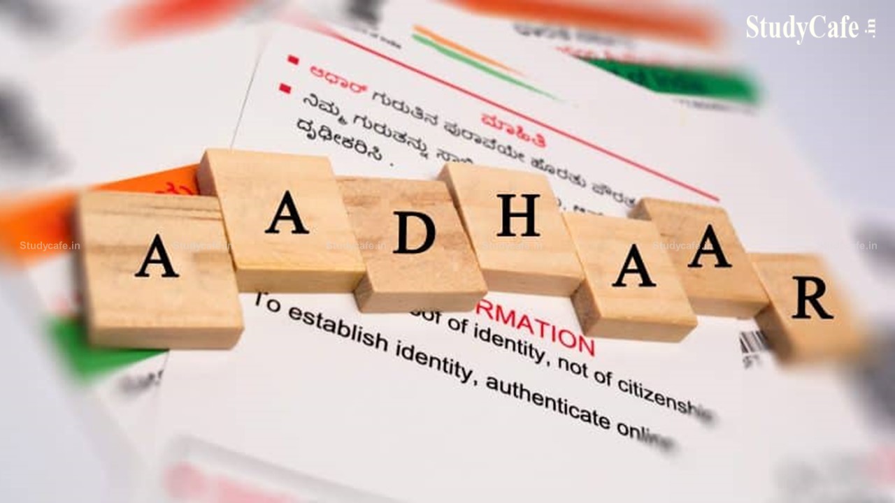 Mandatory Aadhaar authentication for GST refund and revocation applications will be effective from 1st January 2022