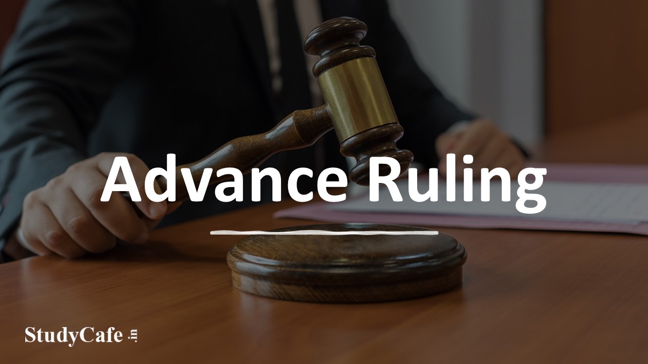 Application filed for advance ruling rejected on account of the deficient fee
