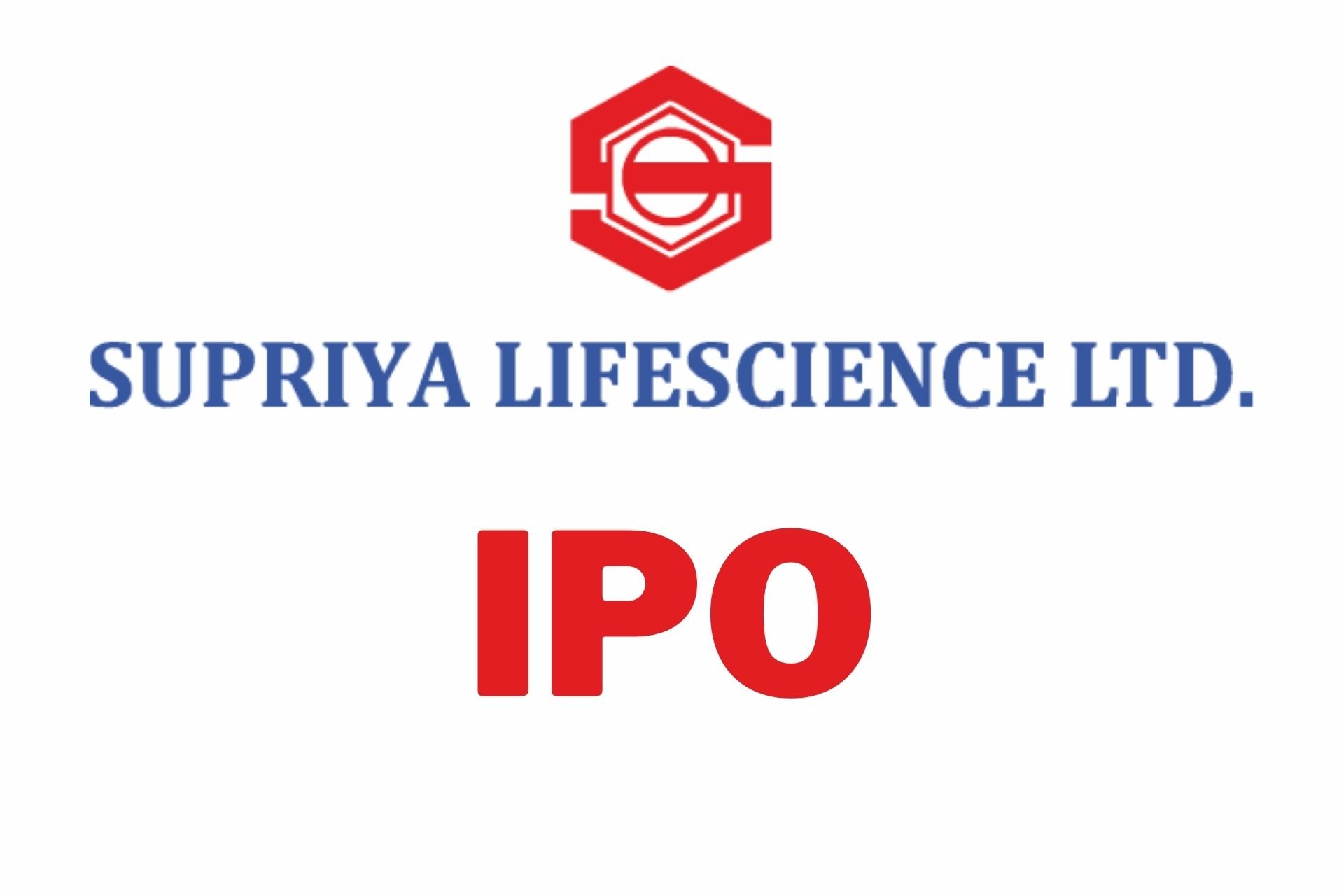 Supriya Lifescience IPO to open in this week, check out the details