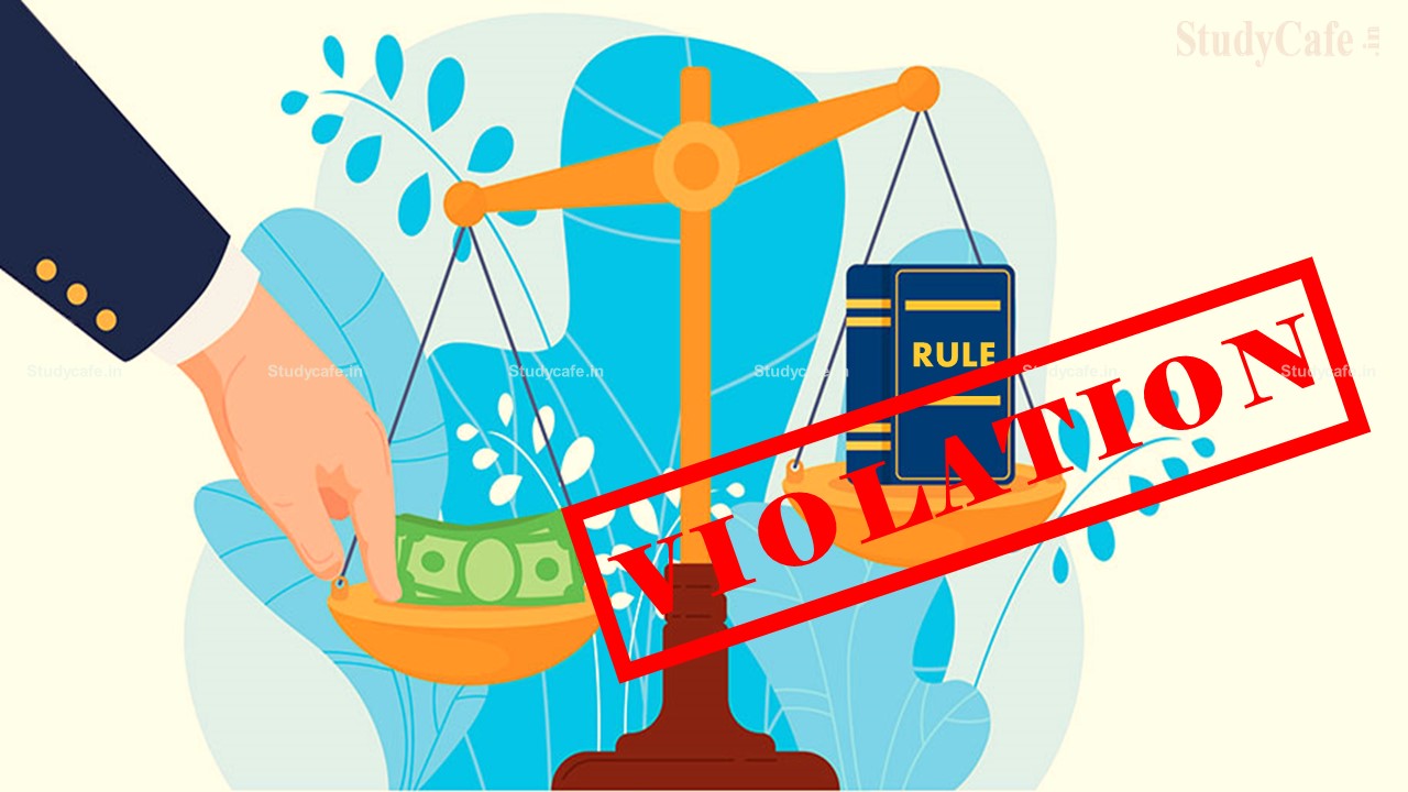 Violation of Central Civil Services (Conduct Rules) Rule No. 20 wont'be tolerate in the eye of Government