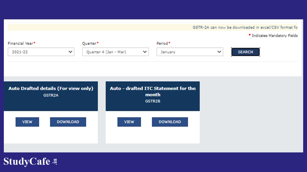 GSTR-2A restored on GSTN Portal as technical bug resolved
