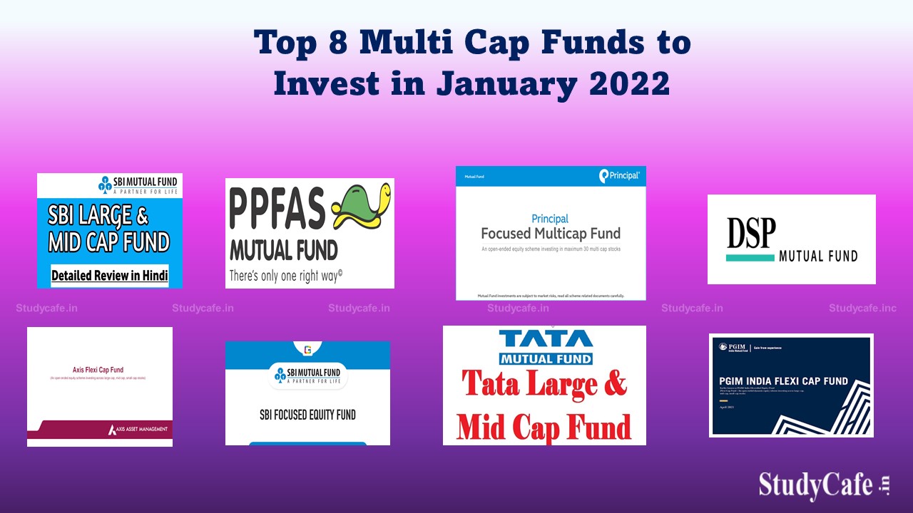 Top 8 Multi Cap Funds to Invest in January 2022