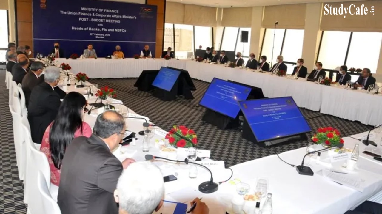 Finance Minister Nirmala Sitharaman Chairs Post-Budget Meeting with Heads of Banks, NBFCs and Financial Institutions