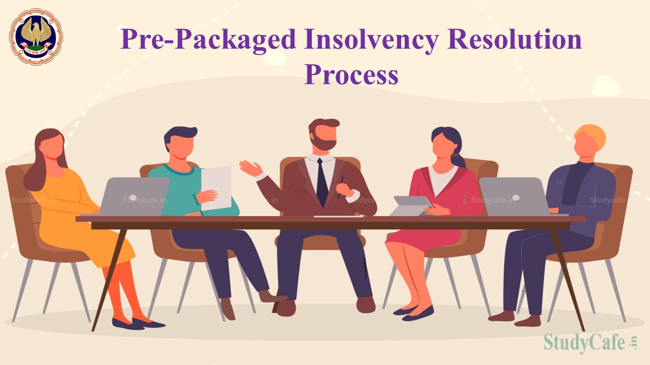 ICAI issued Handbook on Pre-Packaged Insolvency Resolution Process