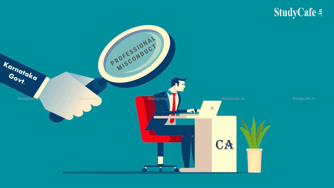 60 CAs Blacklisted by Karnataka Govt. for Irregularities