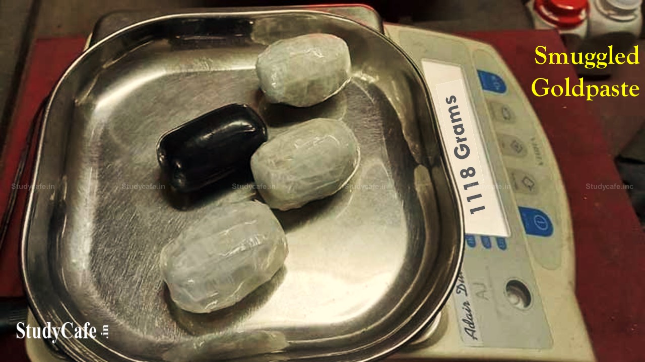 Kolkata Customs Arrests a Passenger at Airport for Smuggling Goldpaste Worth Rs 47,33,625