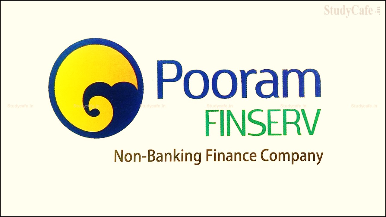 RBI imposes Monetary Penalty on M/s Pooram Finserv Pvt Limited
