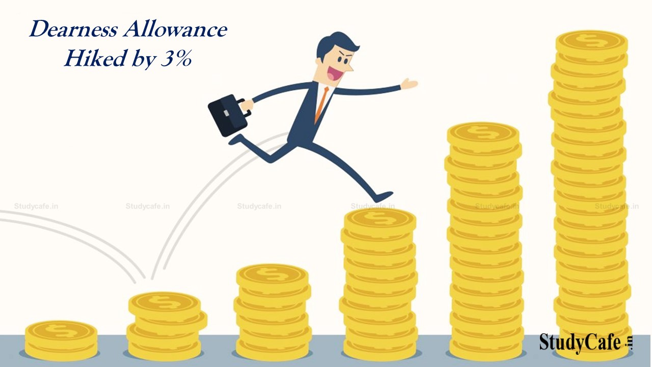 Big Announcement! DA Hiked by 3% for Central Government Employees