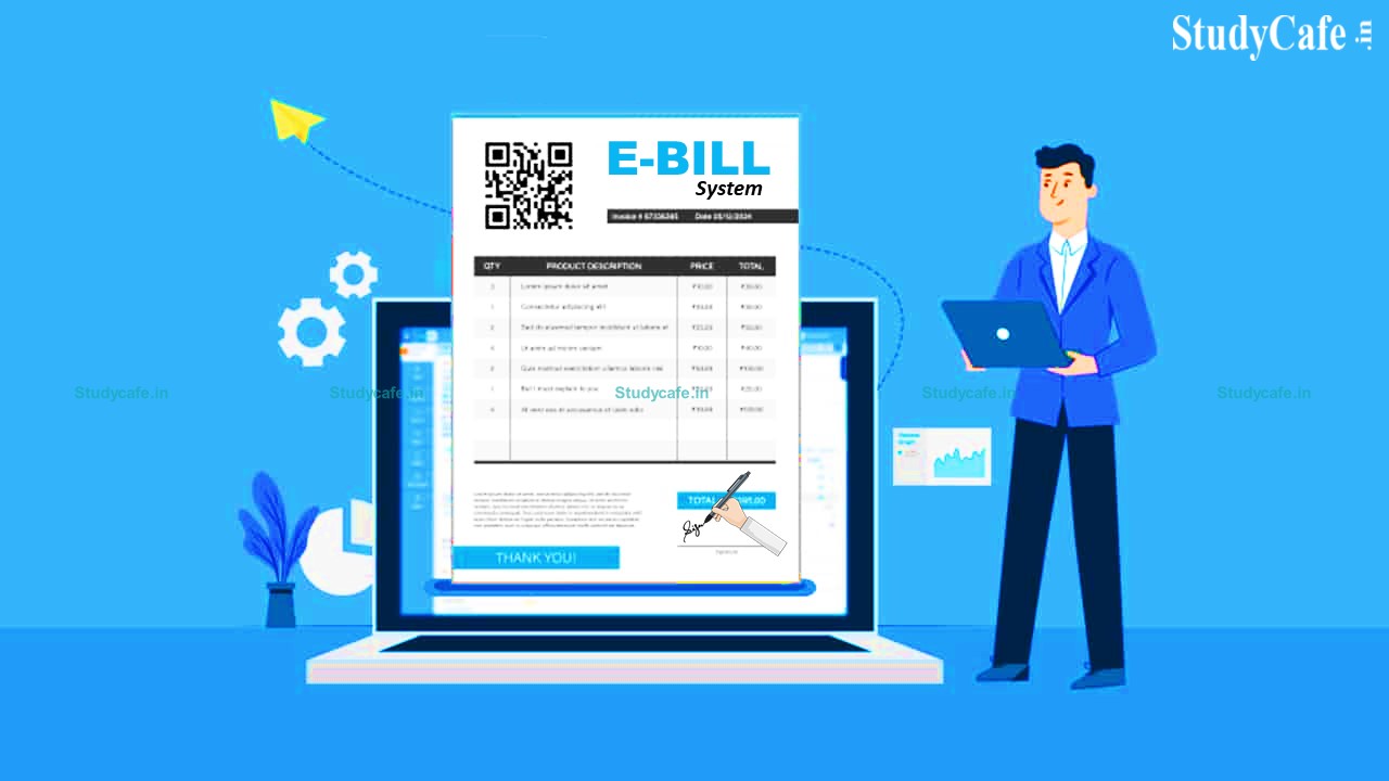 Finance Minister Smt. Nirmala Sitharaman Launches E-Bill System