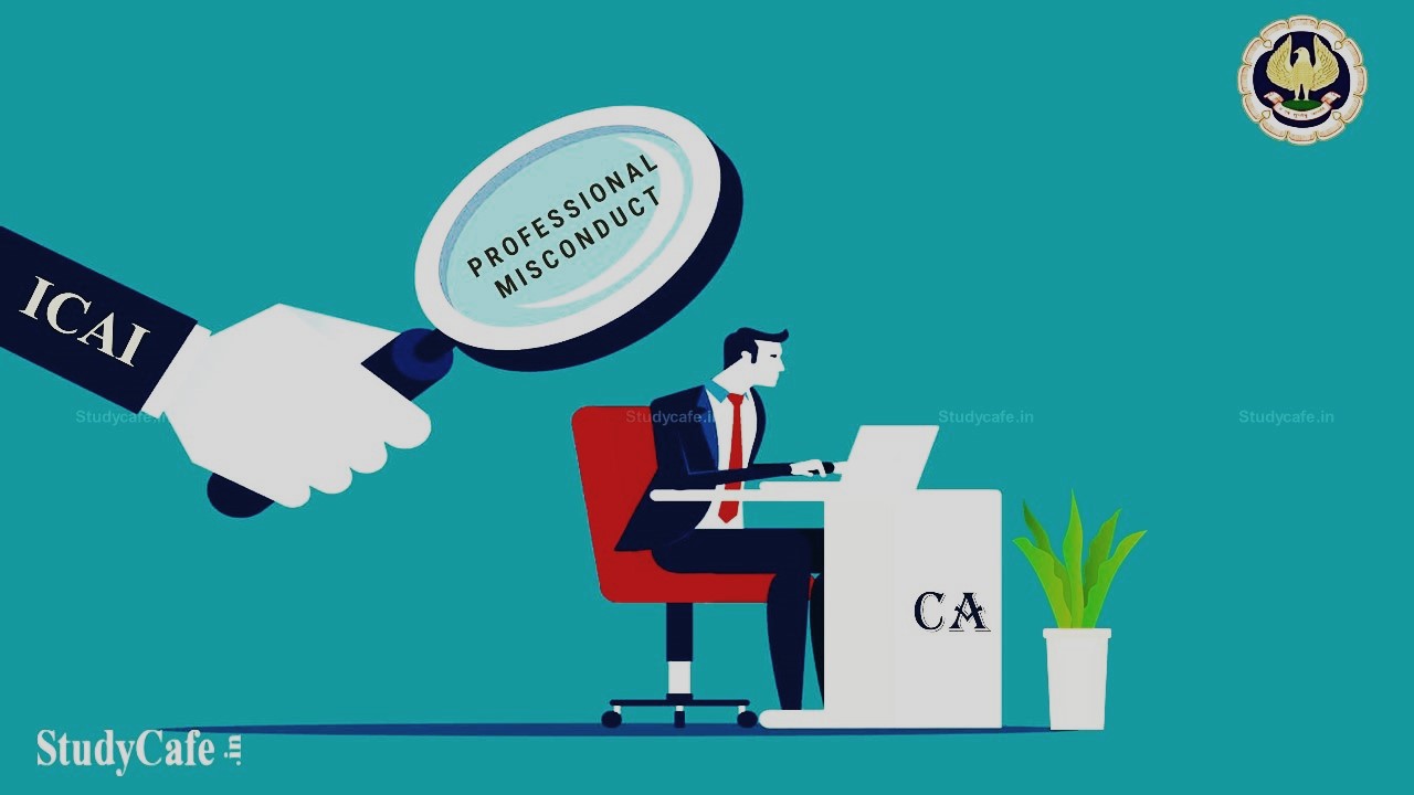 ICAI Professional Misconduct: Chartered Accountant Crossed Tax Audits Specified Limit Found Guilty by ICAI