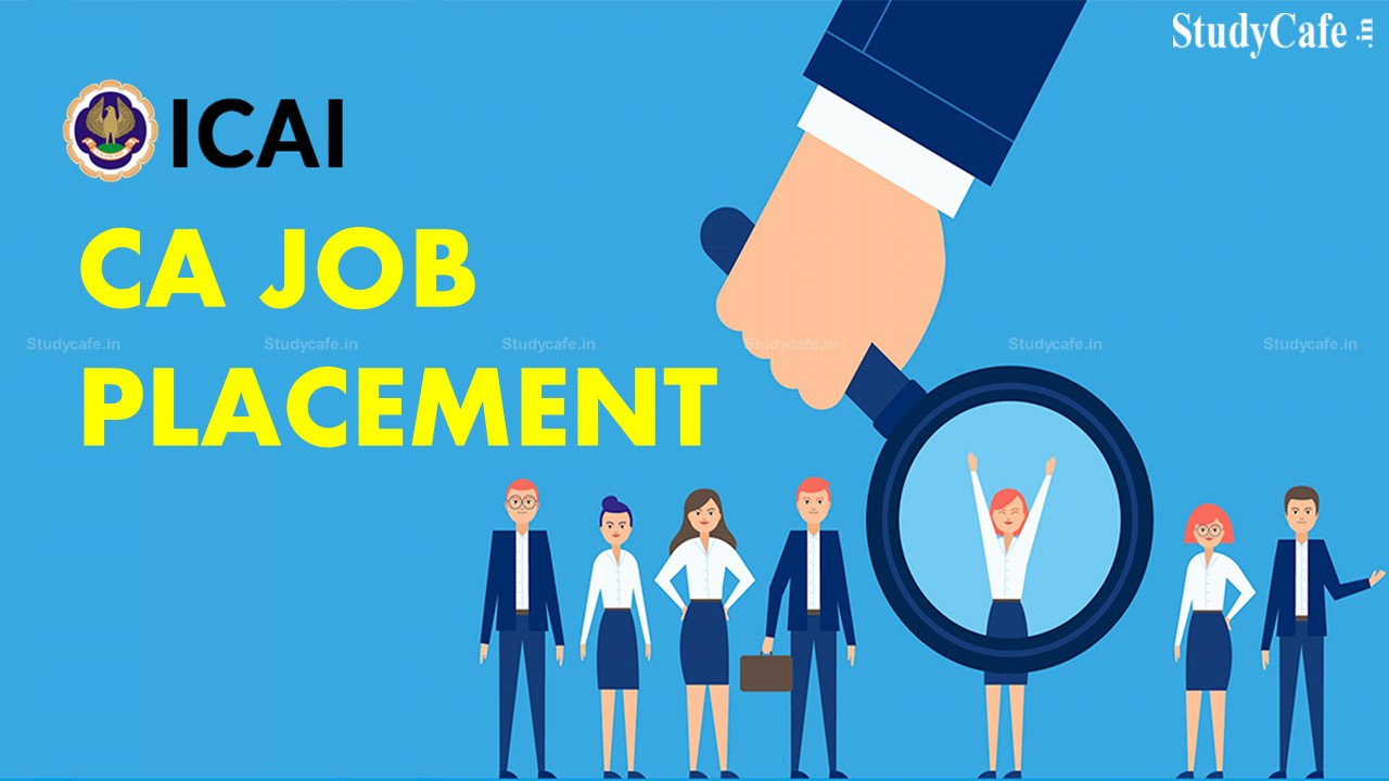 CA Job Placement increased more than 5 times in 5 years from CA Jaipur Chapter