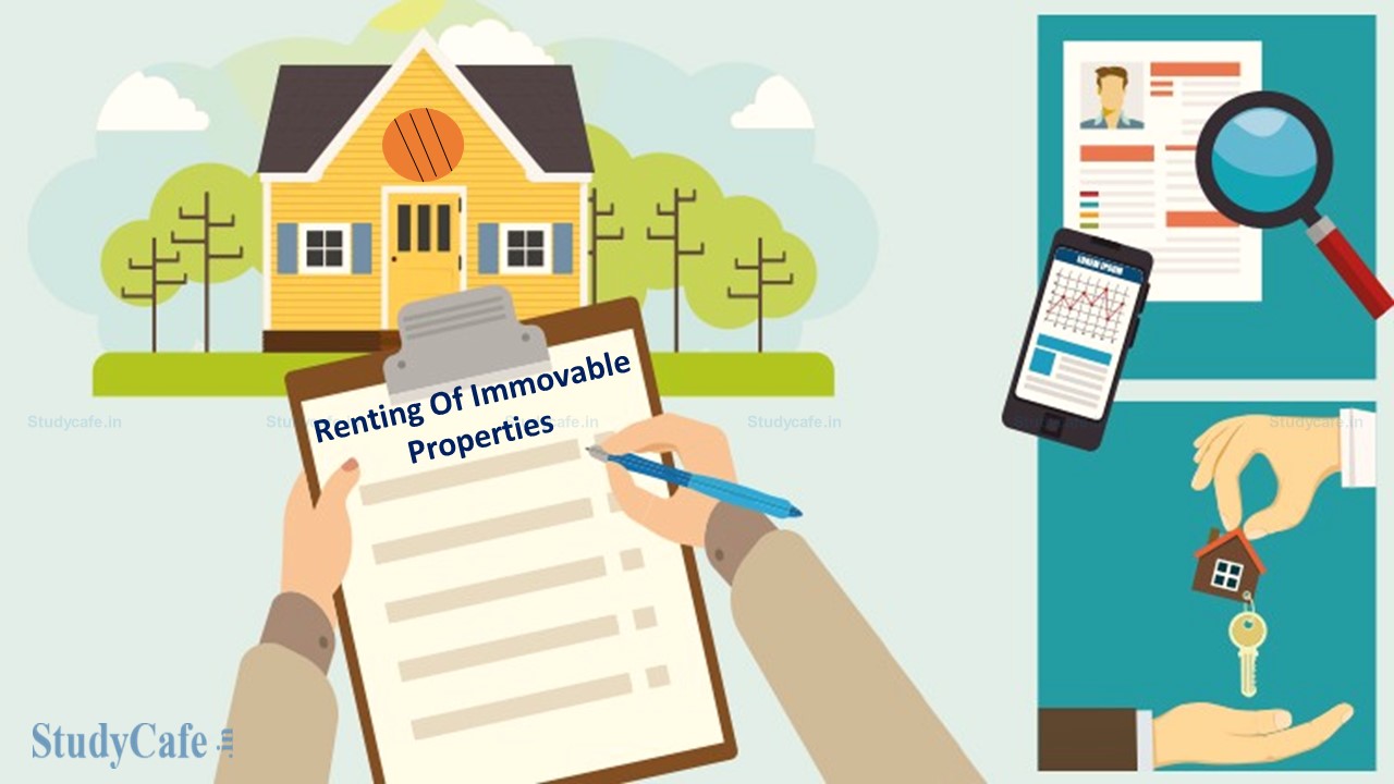 GST Exemption available of service of Renting of immovable properties to Social Justice Department: AAAR
