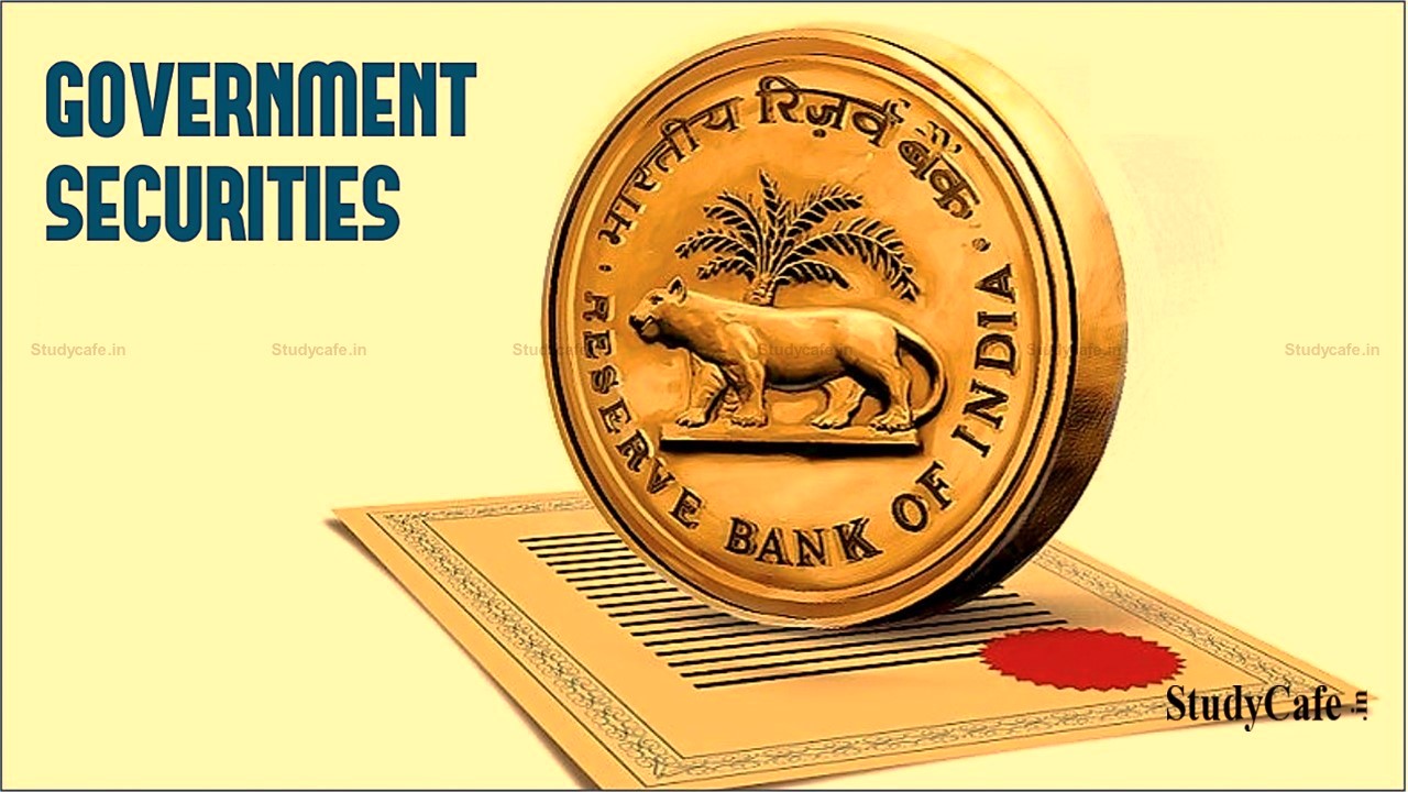 Government of India hereby notifies sale reissue of the following Government Securities