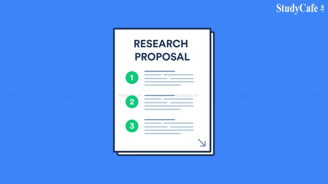 MCA invites research proposals under the scheme “Funding Research and Studies"