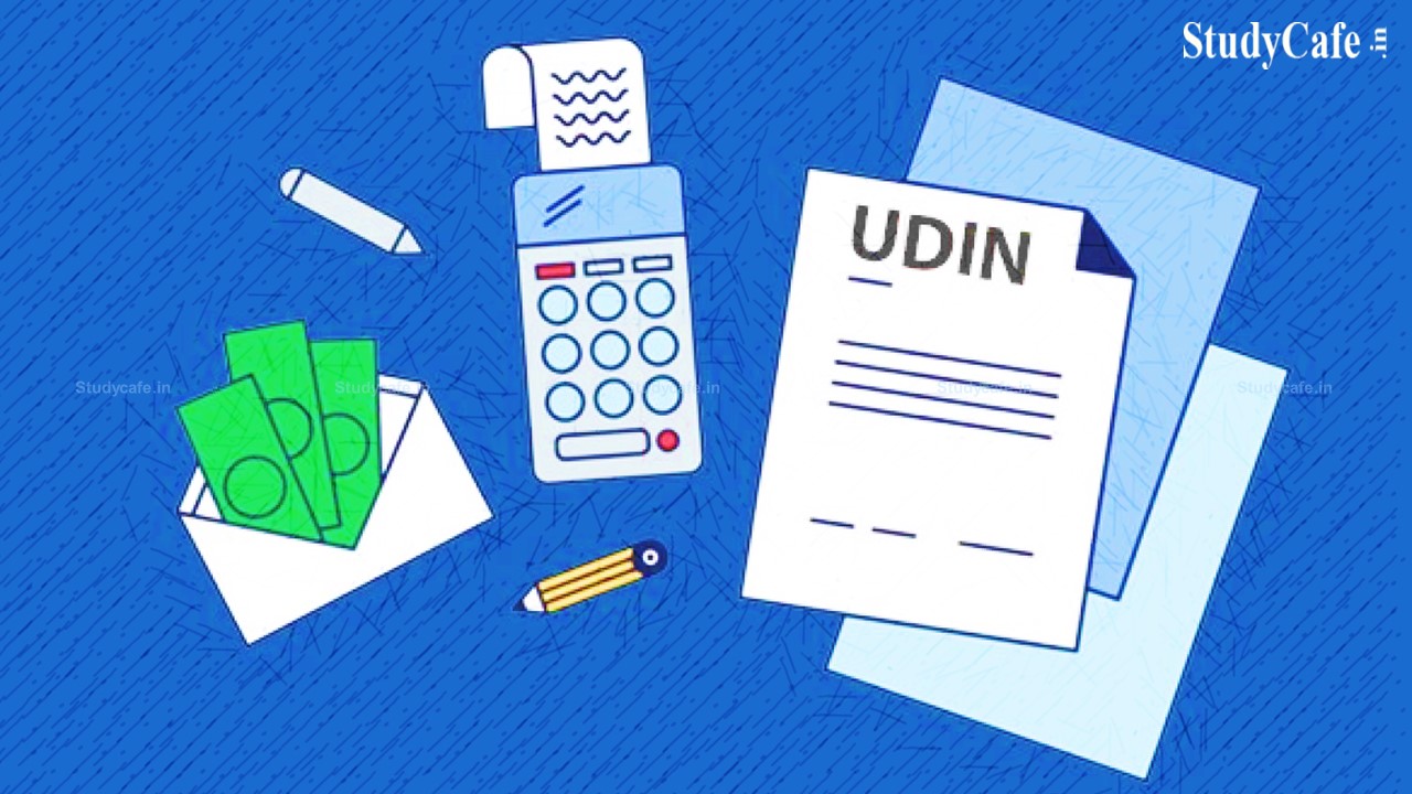 Income Tax Releases Guidance Note for UDIN Updation