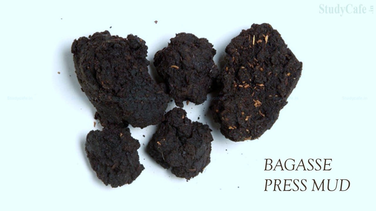 Bagasse Press mud produced during the course of manufacture of sugar cannot be treated as exempted