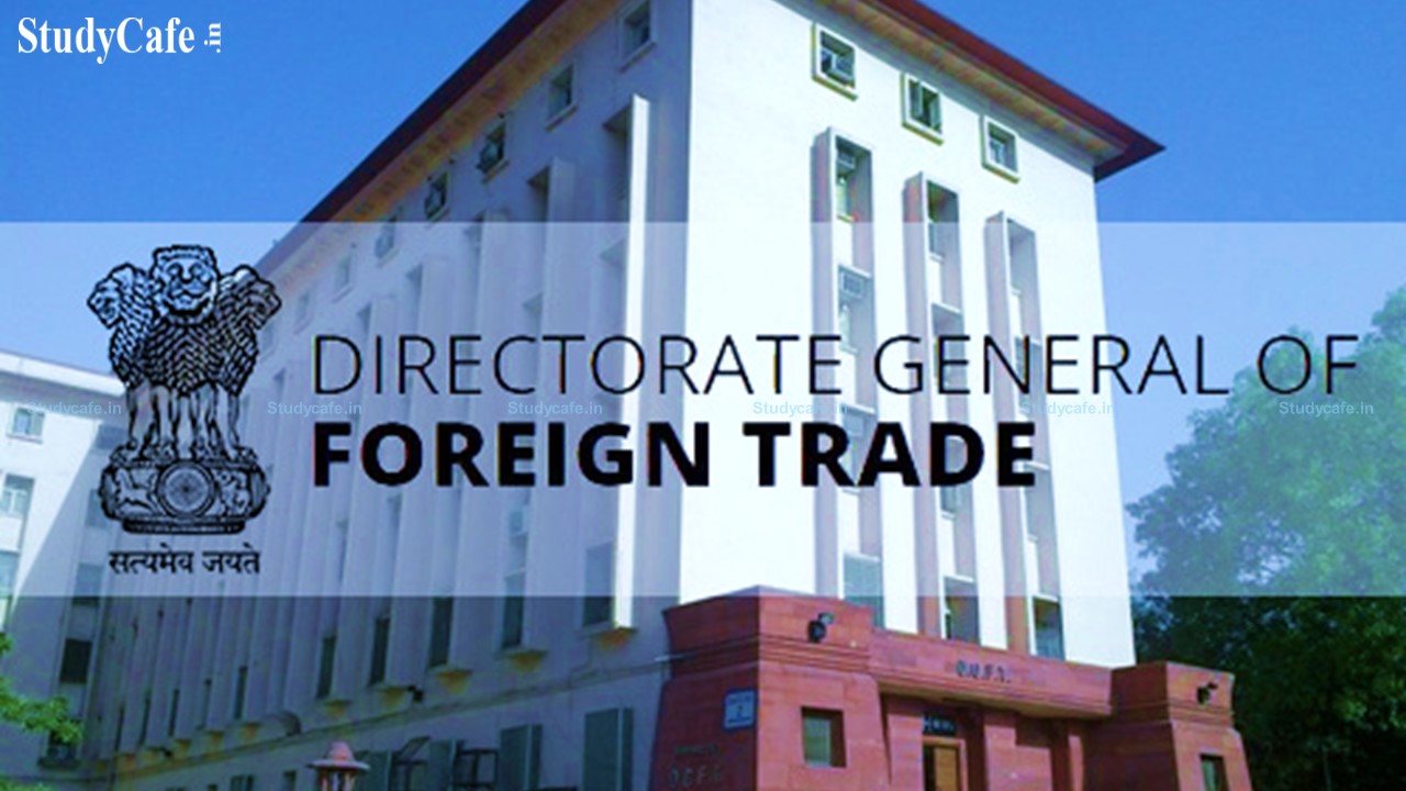 DGFT Extends relaxation of the Provisions under Notification 20/2015-20