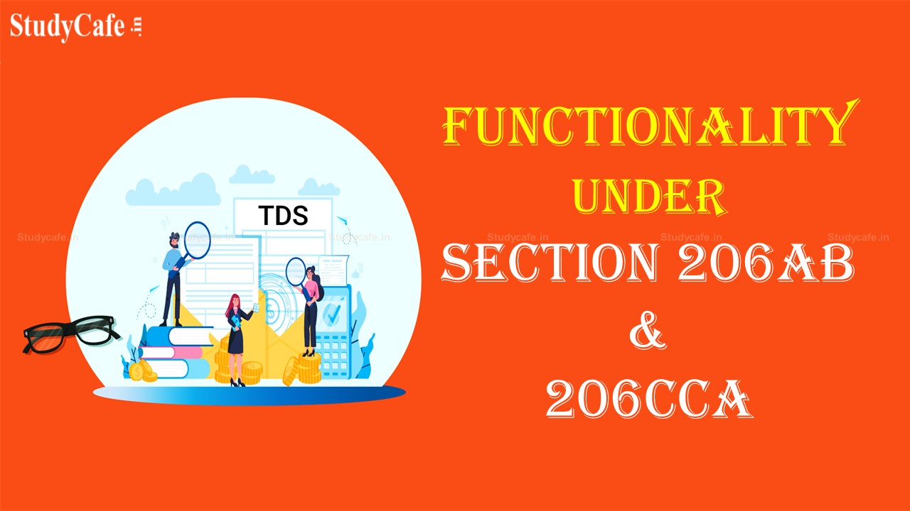 ​Income Tax Circular regarding use of functionality under section 206AB and 206CCA