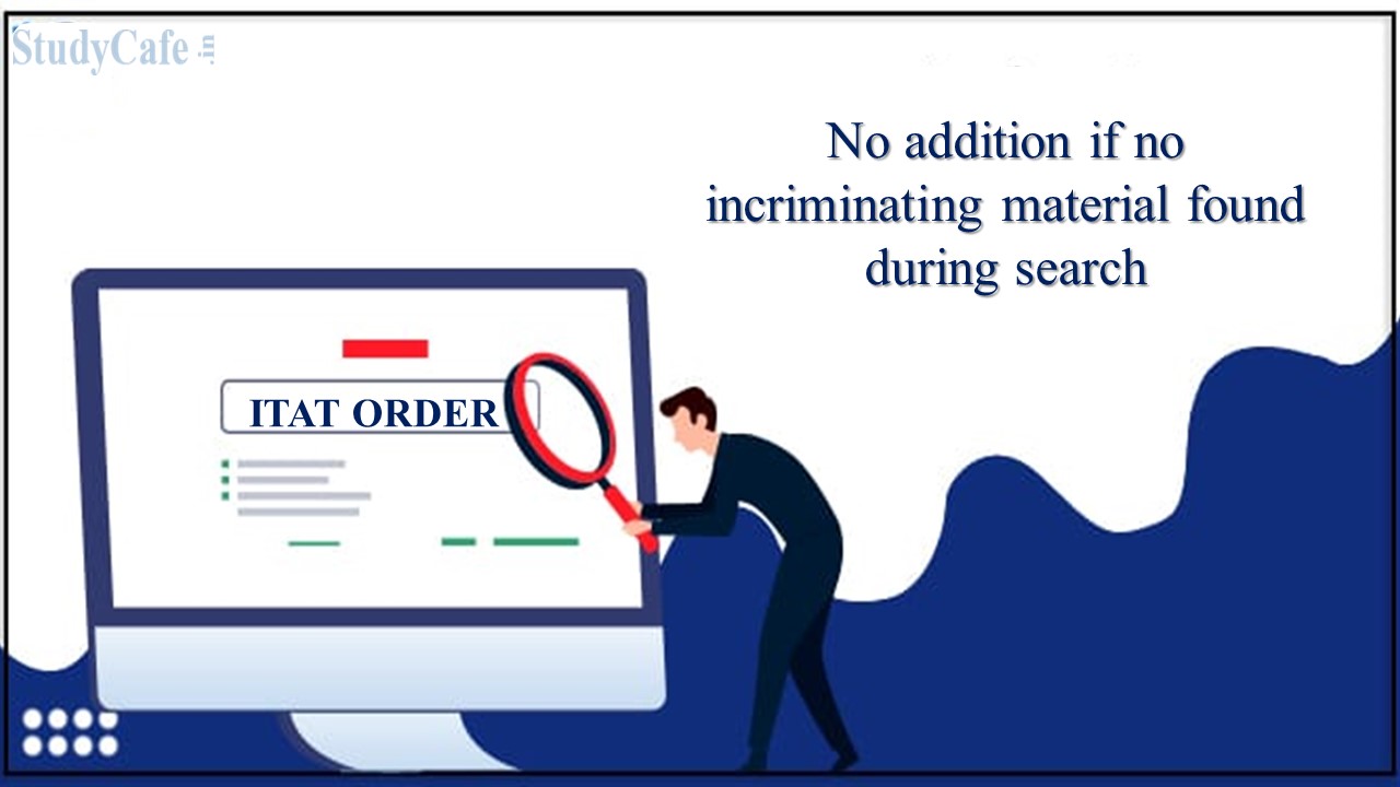 No addition if no incriminating material found during search: Section 153A