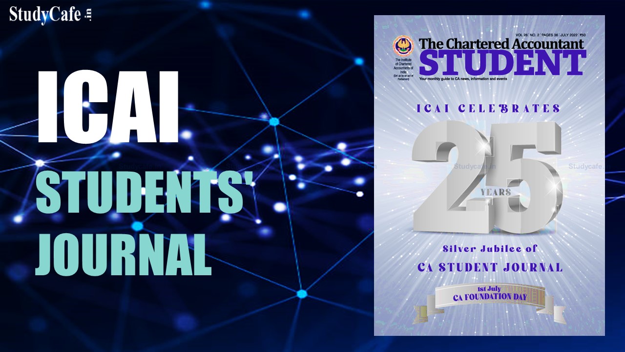 ICAI celebrates the 25th Anniversary of its Students' Journal