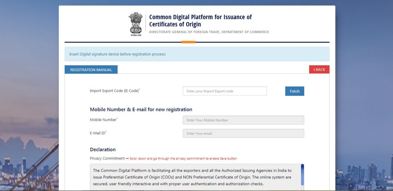 DGFT Notifies Enlistment of an Agency under Appendix 2E of FTP to issue Certificate of Origin