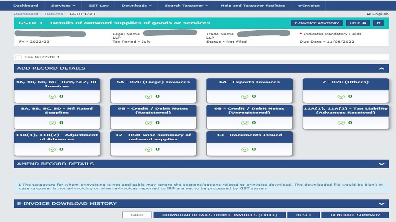 GSTR1