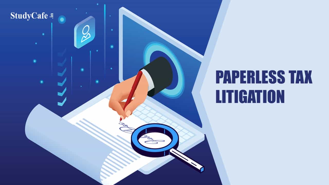 Supreme Court to Centre: Adopt paperless tax litigation; GST Tribunal Should be Completely Paperless