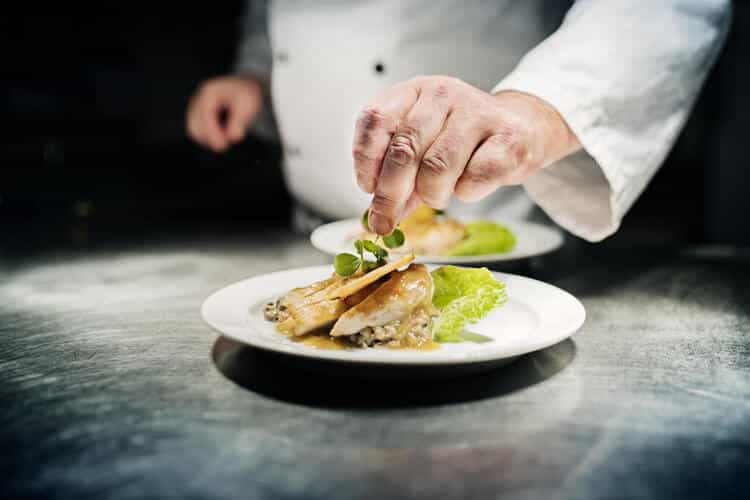 food prepared in restaurants