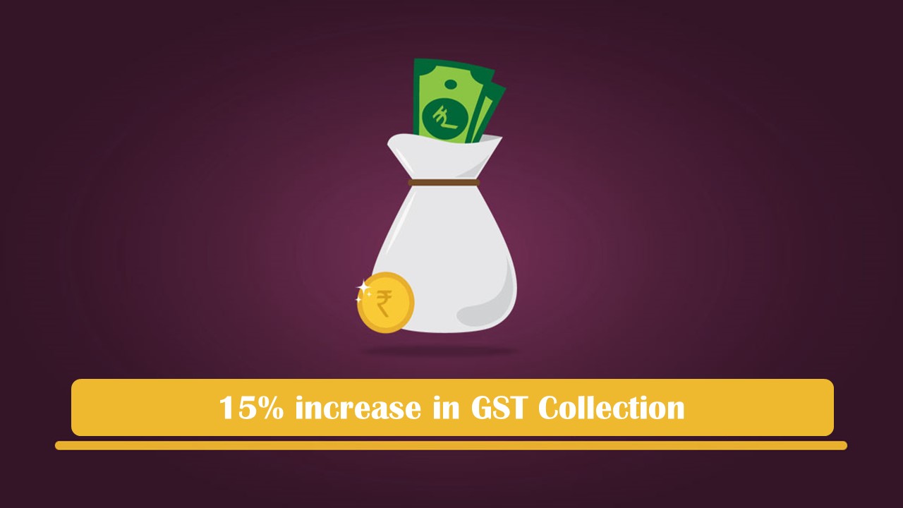 15% increase in GST Collection Year-on-Year