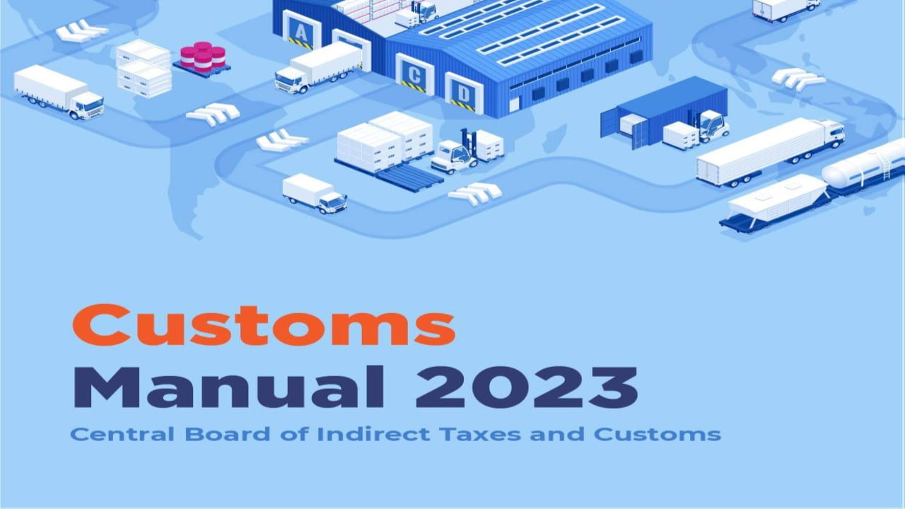 CBIC released Custom Manual 2023