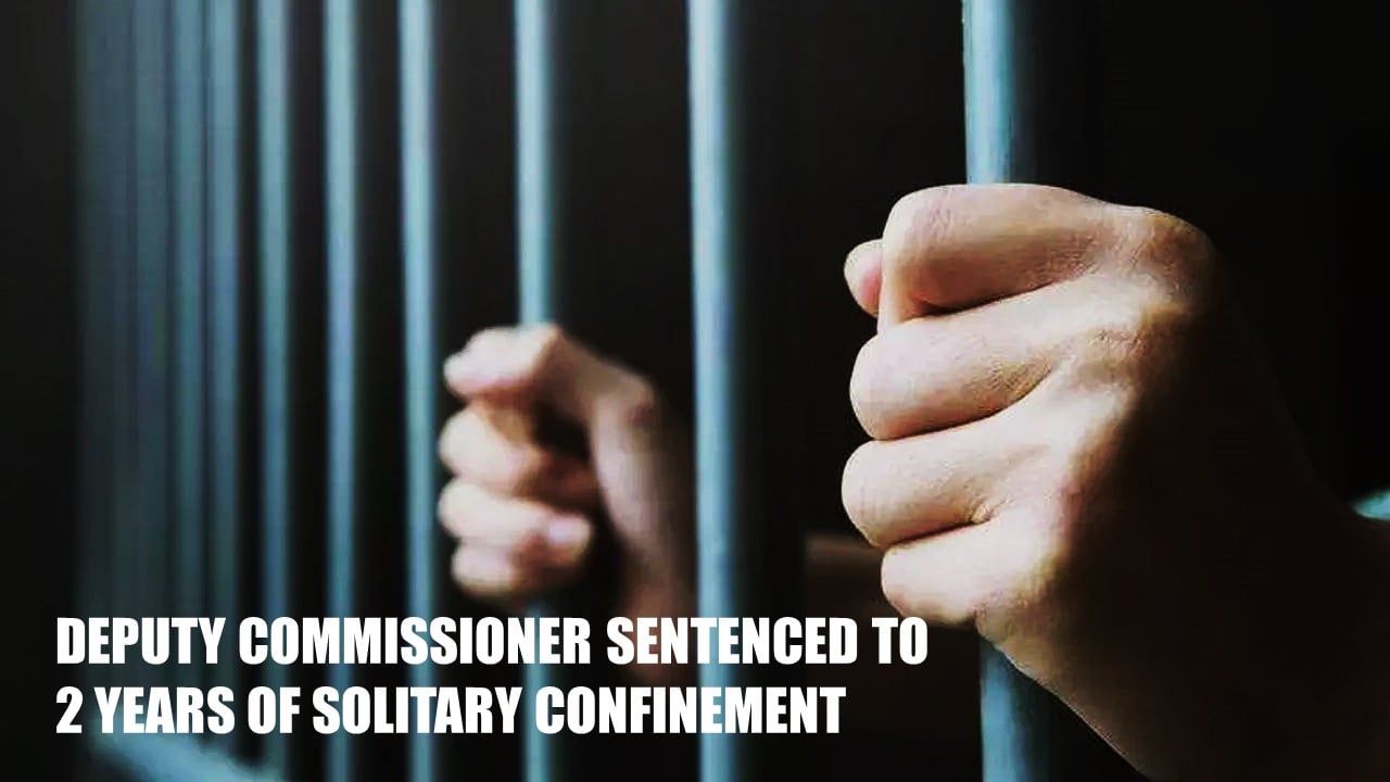 2 year Jail and Fine of Rs. 2.5 Cr levied on Deputy Commissioner, Central Excise & Customs in DA Case