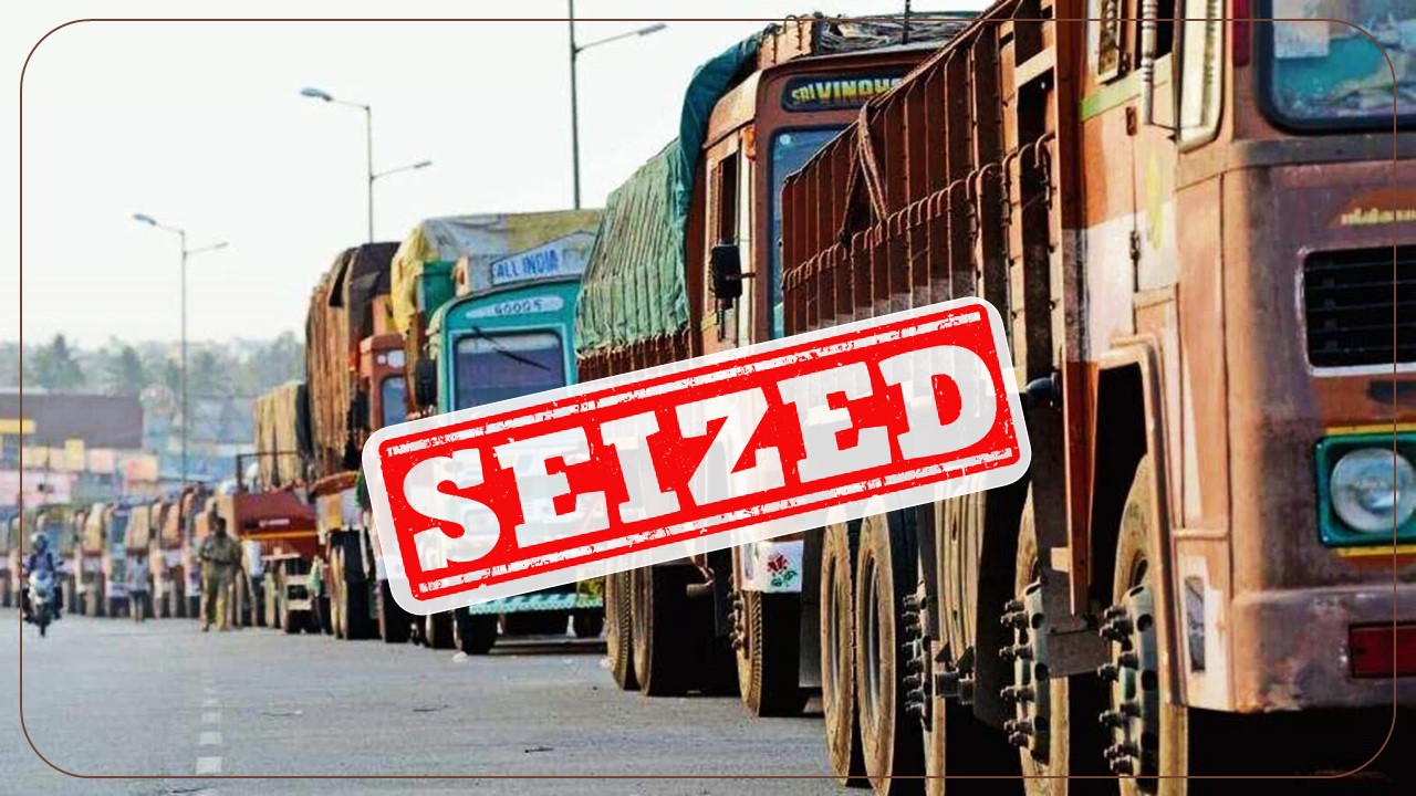 51 Trucks seized by Punjab GST Department for Tax Evasion