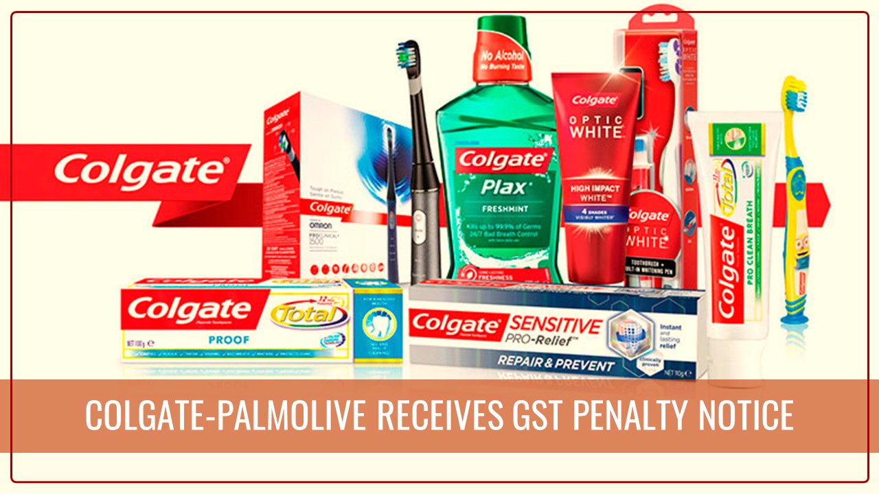 Colgate-Palmolive receives GST Penalty Notice: Trades flat
