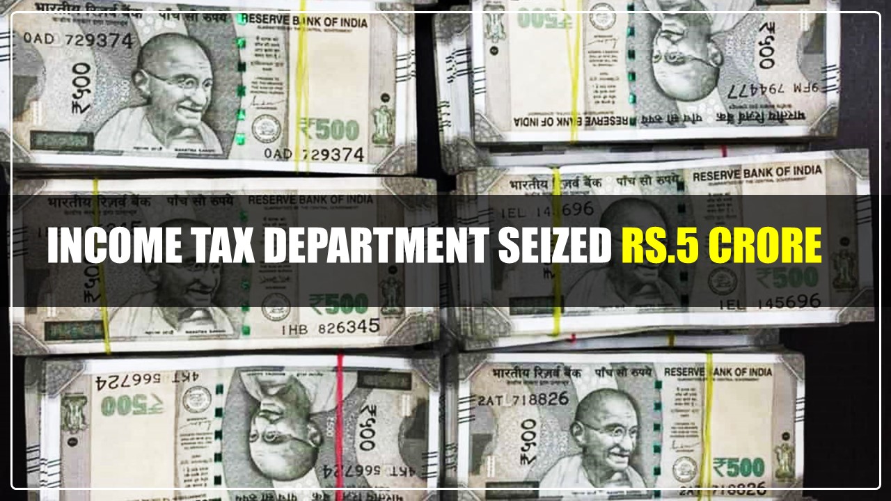Income Tax Department seized Rs.5 crore during searches at Rice Mills