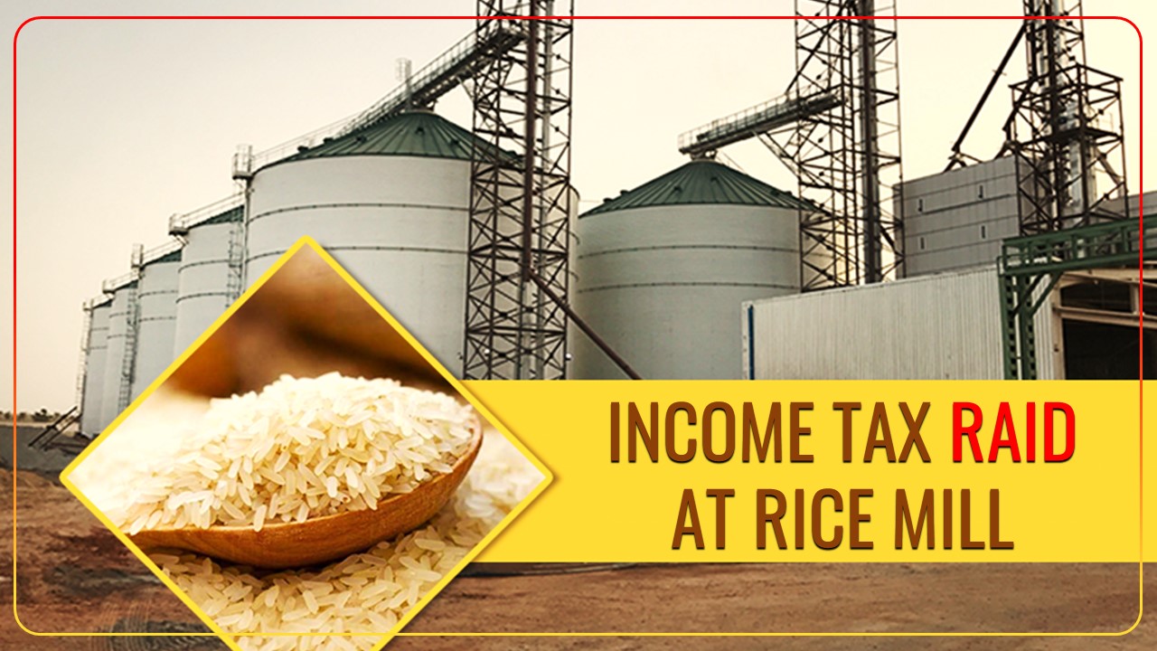 Income Tax raid at Rice Mill of Bengal MLA Tanmoy Ghosh