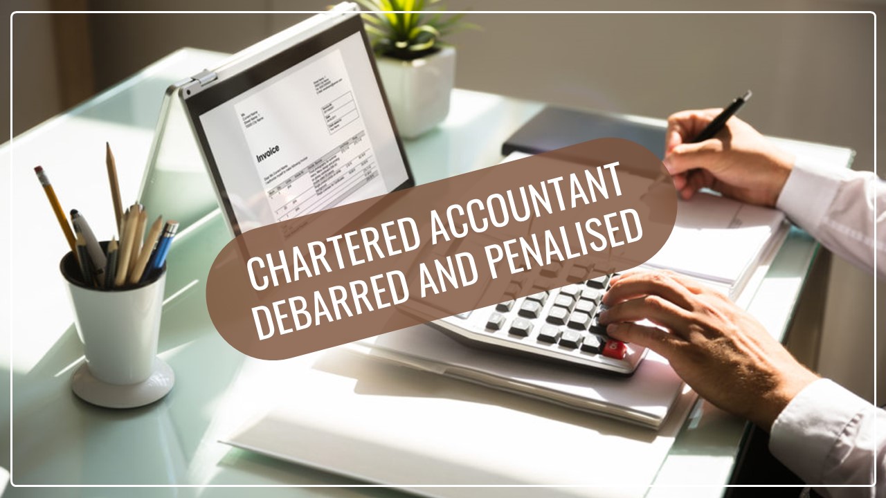 NFRA imposes Penalty of Rs.3 Lakh and 3 Year Ban on CA and CA Firm w.r.t. Statutory Audit