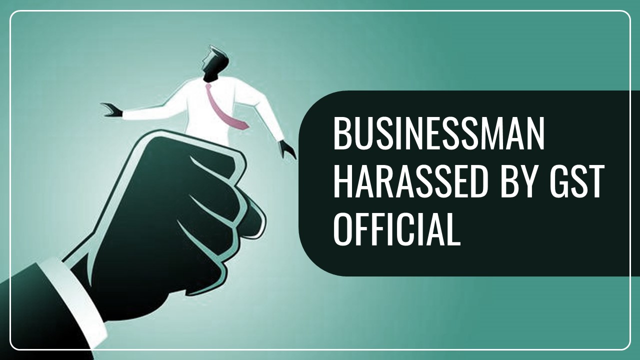 Businessman went naked and sits on Dharna amid harassment by GST Official over Arbitrary Tax worth Rs.85 lakhs
