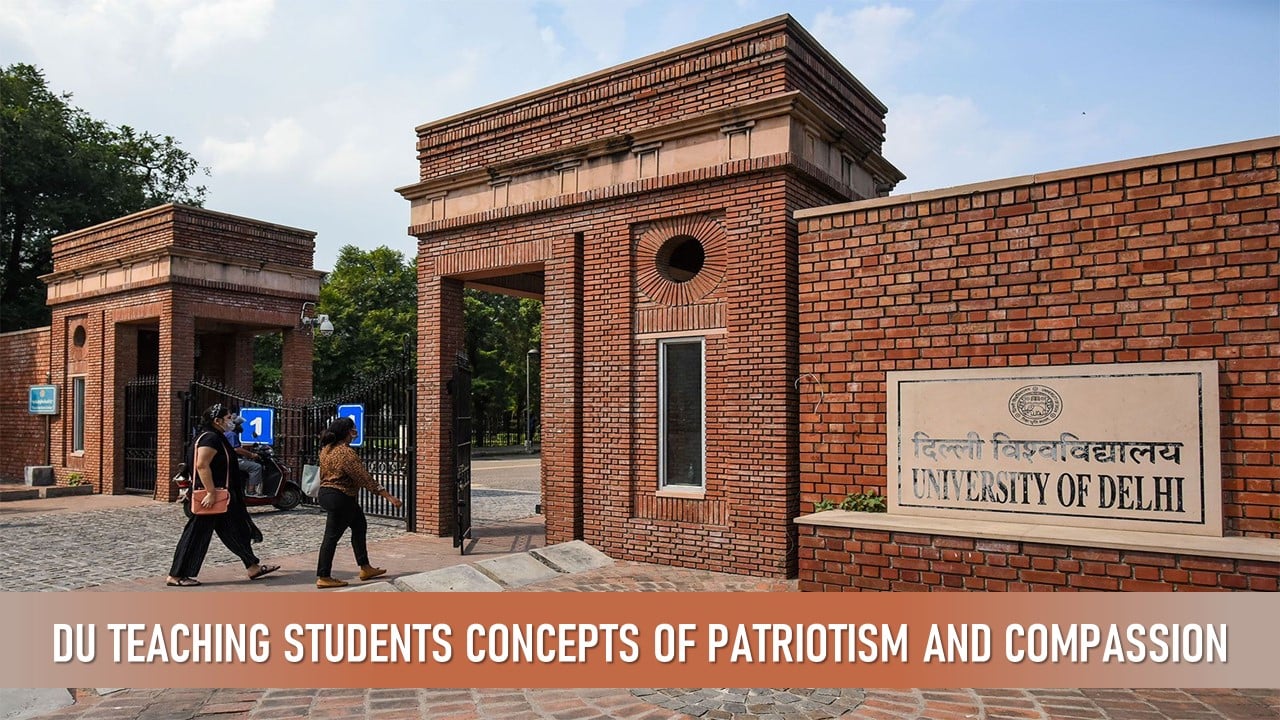 Varsity: DU Teaches Students Concepts of Patriotism and Compassion Under 'Acharsala' Initiative