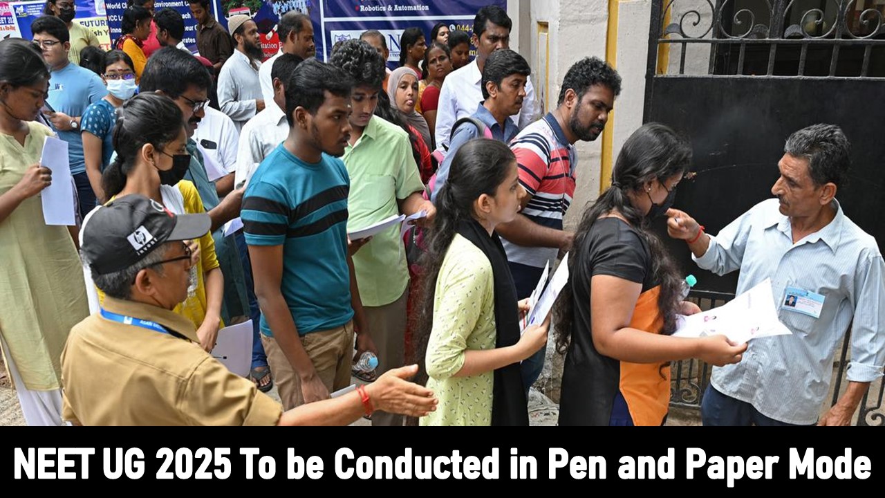 NTA's New Rules for NEET UG Conduction, NEET UG 2025 To be Held In Pen-Paper Mode