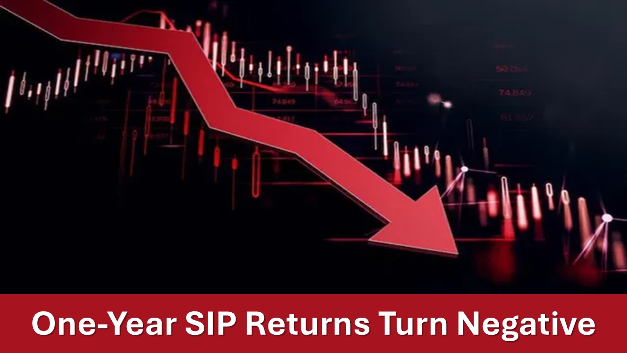 One-Year SIP Returns Turn Negative, What Investors Should Know?
