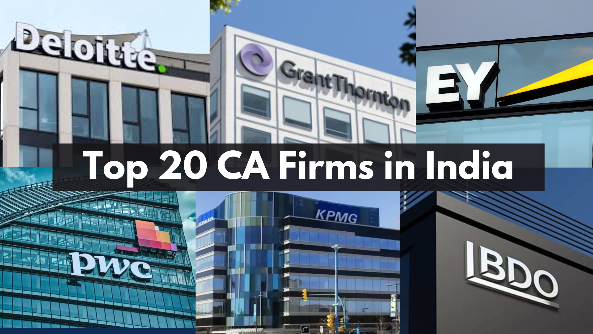 Top 20 CA Firms in India for Articleship