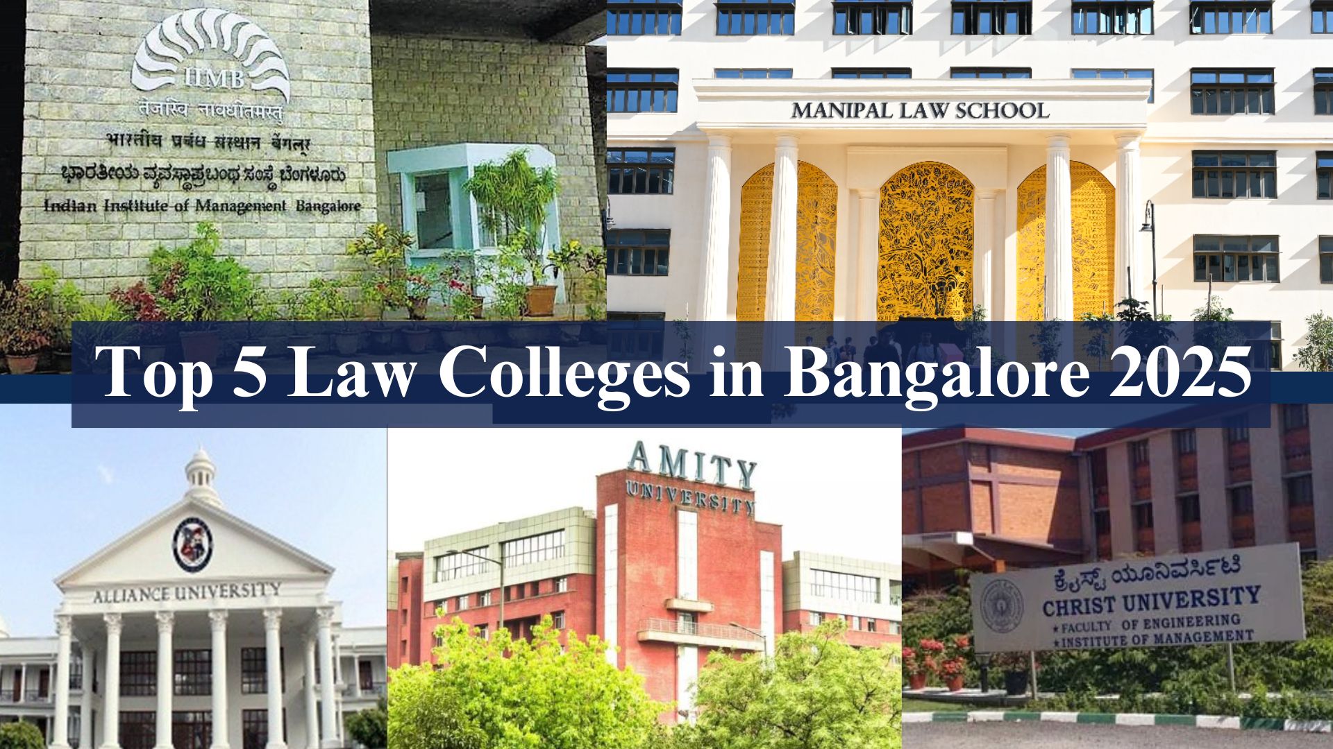 Top 5 Law Colleges in Bangalore: List Of Top Colleges in Bangalore Offering Law