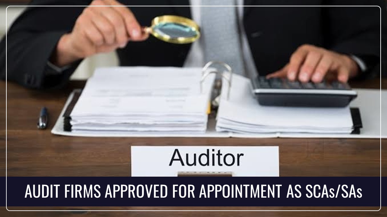 Audit Firms approved for appointment as SCAs/SAs of Private, Foreign, Small Finance Banks for FY 2024-25