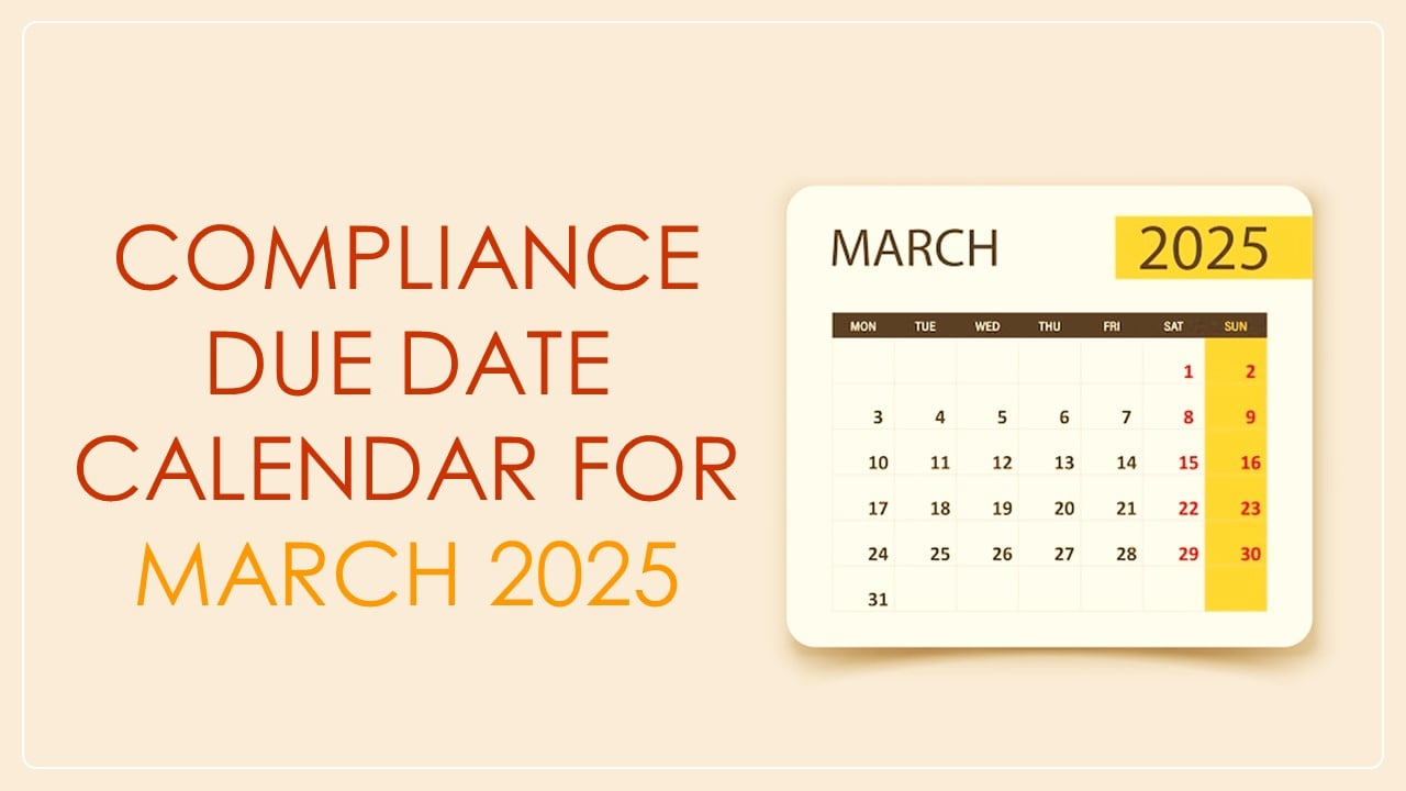 Compliance Due Date Calendar for March 2025