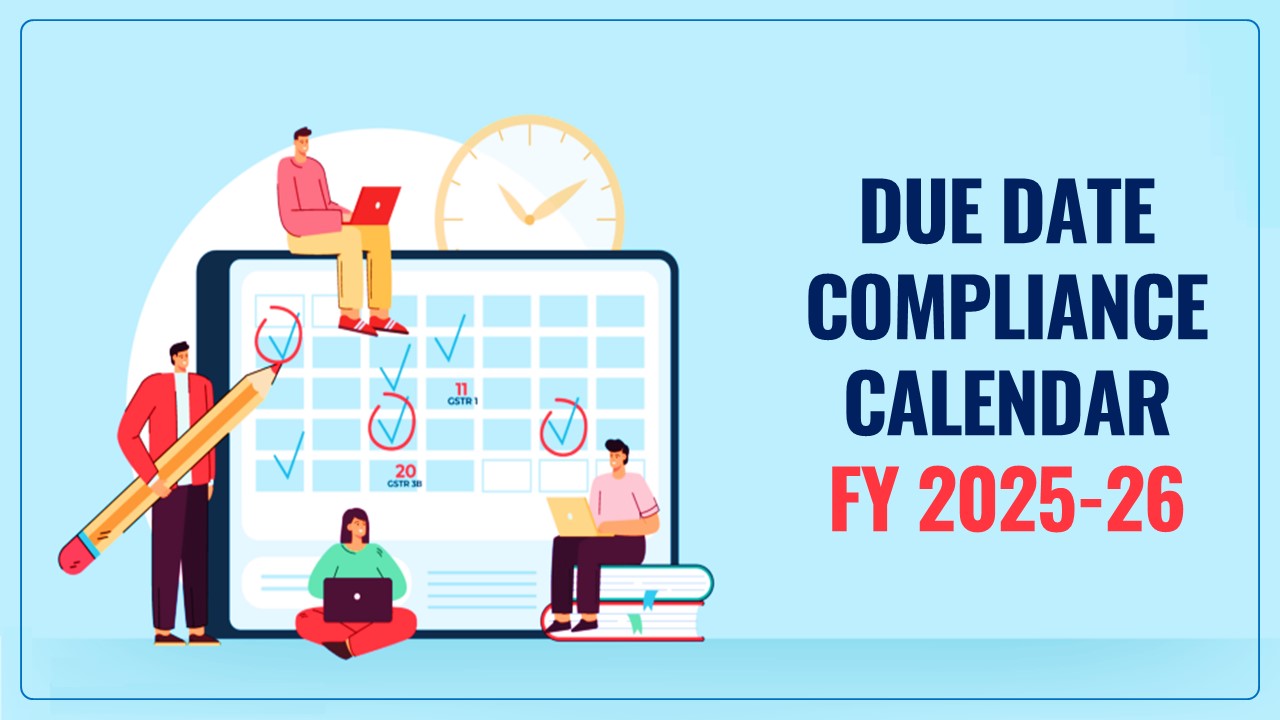 Due Date Compliance Calendar FY 2025-26 (AY 2026-27)