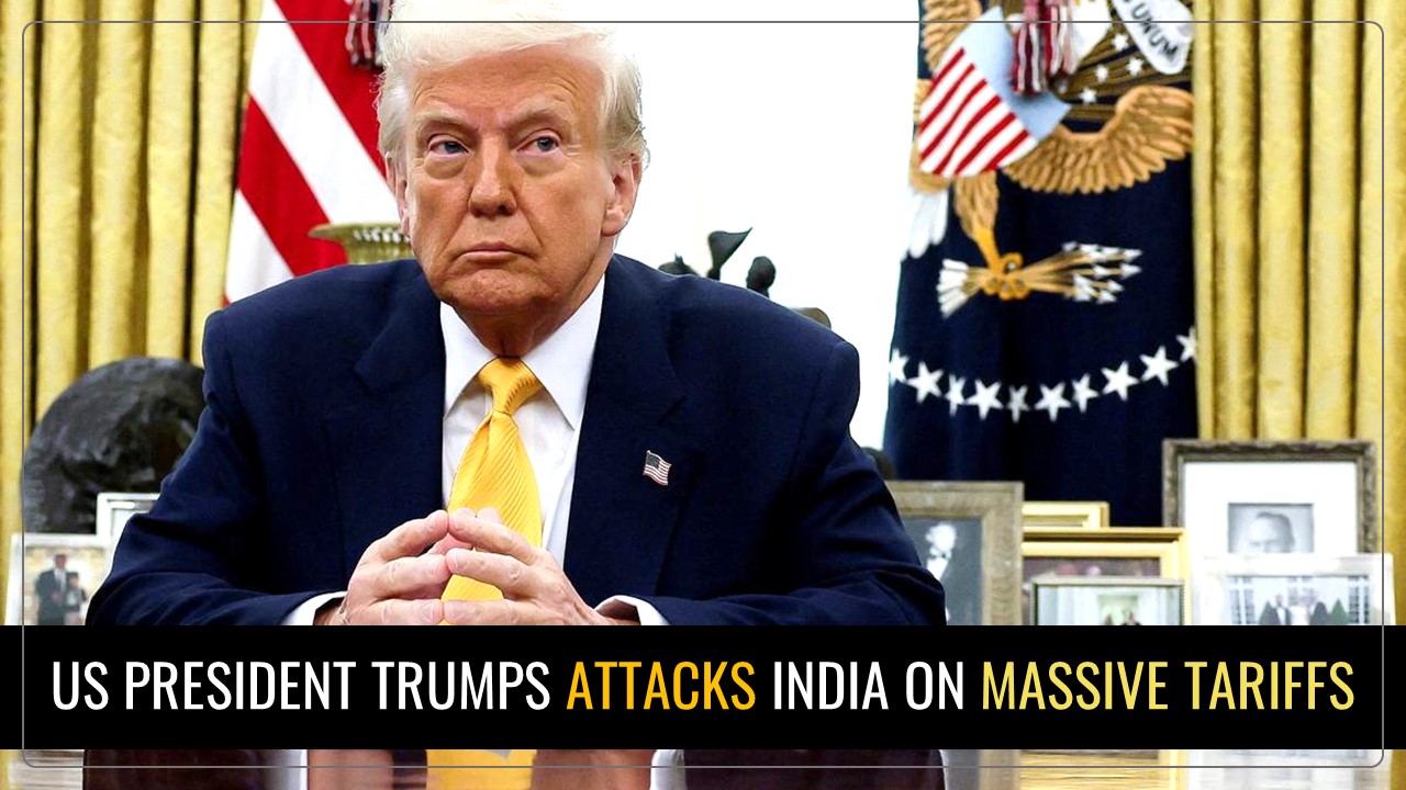 US President Trumps attacks India; Claims Indian Nation agreed to cut Tariffs way down after ‘being exposed’