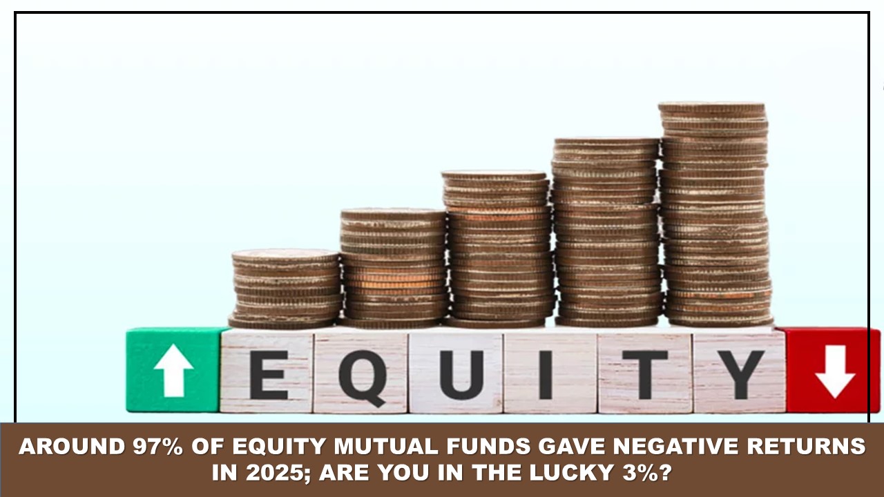 Around 97% of Equity Mutual Funds Gave Negative Returns in 2025; Are You in the Lucky 3%?