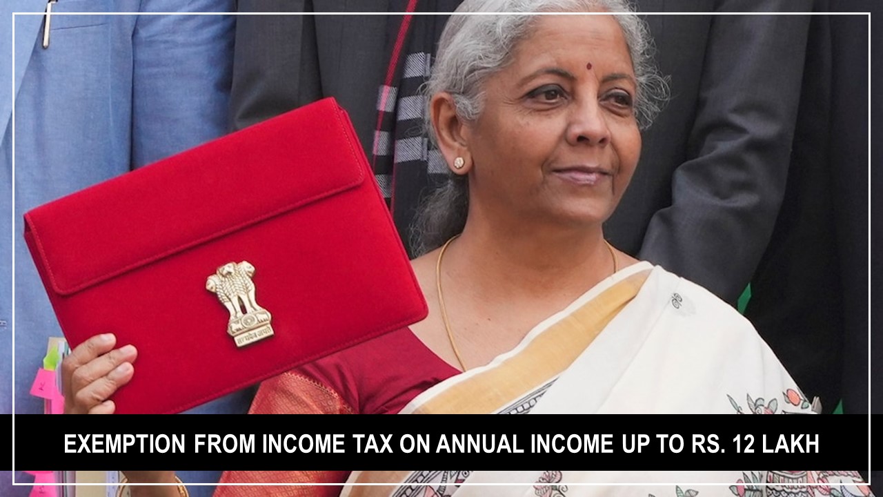 Exemption From Income Tax on Annual Income Up To Rs. 12 lakh